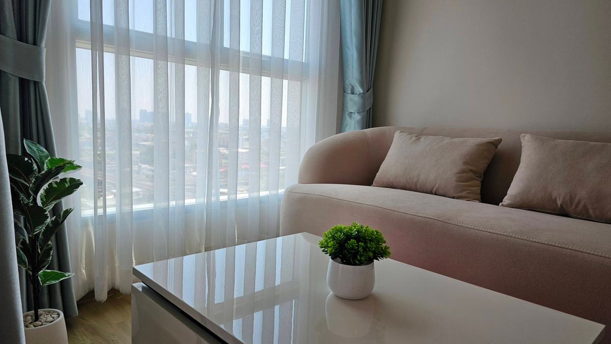 For RentCondoPinklao, Charansanitwong : ⭐️ Lumpini Ville Charan - Fai Chai ⭐️ New room, size 25 sq m., decorated, ready to move in. There is complete furniture.