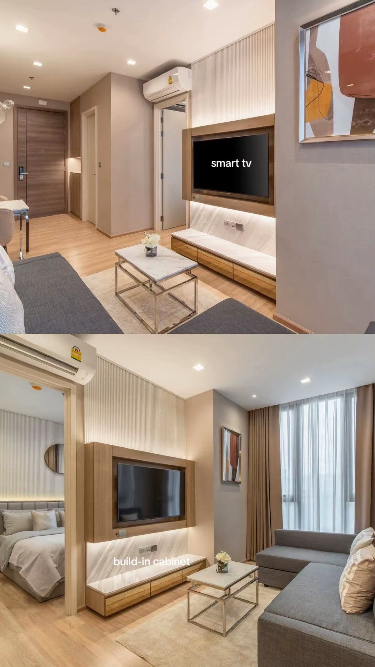 ให้เช่าคอนโดสะพานควาย จตุจักร : ให้เช่า The Line พหล–ประดิพัทธ์ (สะพานควาย) ✨ ห้องรีโนเวทใหม่ Warm Minimal Japandi พร้อมอยู่