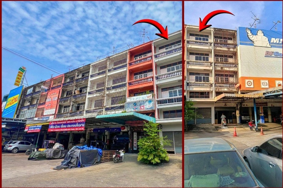 For RentShop HouseMin Buri, Romklao : Prime Commercial Building for Rent – Suwinthawong Main Road (Corner of Soi Sam Wa)