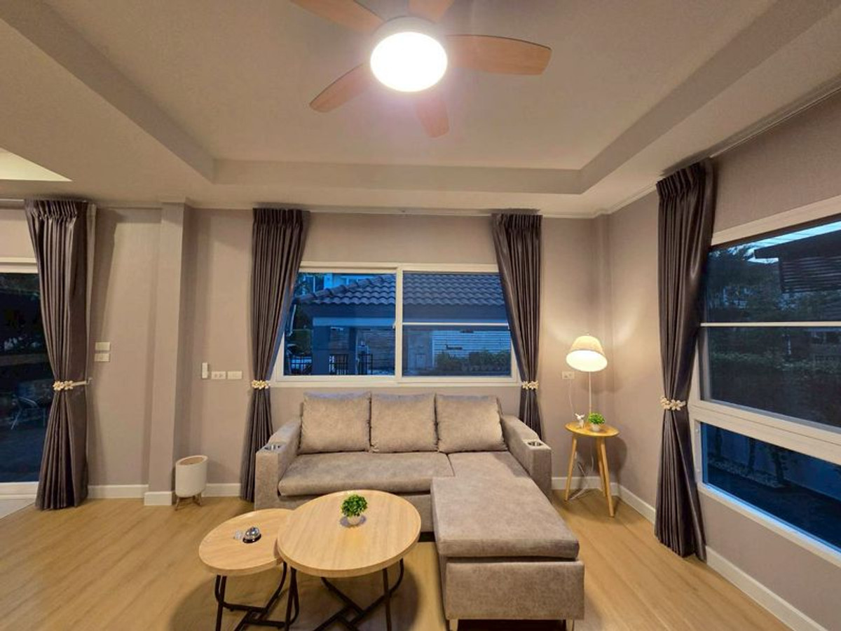 ขายบ้านลาดกระบัง สุวรรณภูมิ : ขายขาดทุน บ้านเดี่ยวทำเลดี ใกล้สนามบินสุวรรณภูมิ  ศุภาลัย การ์เด้นวิลล์ สุวรรณภูมิ ลาดกระบัง 54