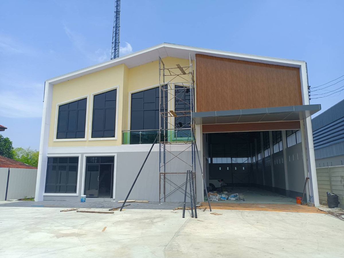 For RentWarehouseNonthaburi, Bang Yai, Bangbuathong : Warehouse for rent, Park Factory 7, Orange District, with office @ Bang Rak Phatthana BA1-BA2
