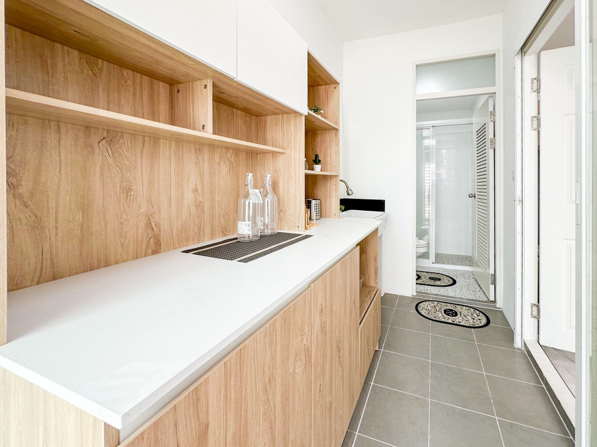 ขายคอนโดโชคชัย4 ลาดพร้าว71 : 🔥 The Tree ลาดพร้าว-วังหิน แต่งใหม่กริ๊บ✨ ชั้น 8 วิวโล่ง ลมดี อยู่แล้วรวย ตกแต่งเสร็จ 🧳 หิ้วกระเป๋ามาเลย