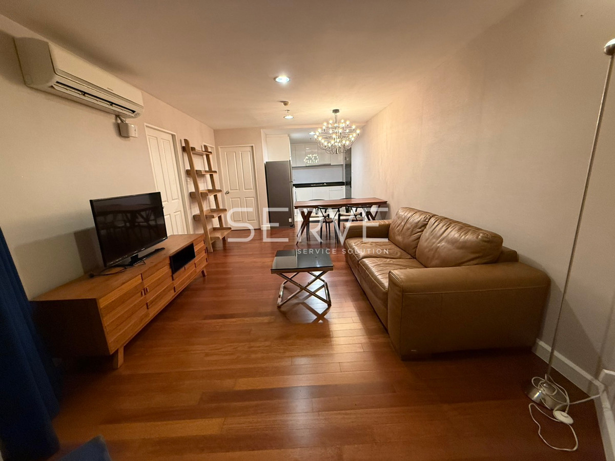 For RentCondoRama9, Petchburi, RCA : 2 Beds with Bathtub Large Room City View Fully furnished Good Location Close To MRT Phra Ram 9  500 m.  @  Belle Grand Rama 9 