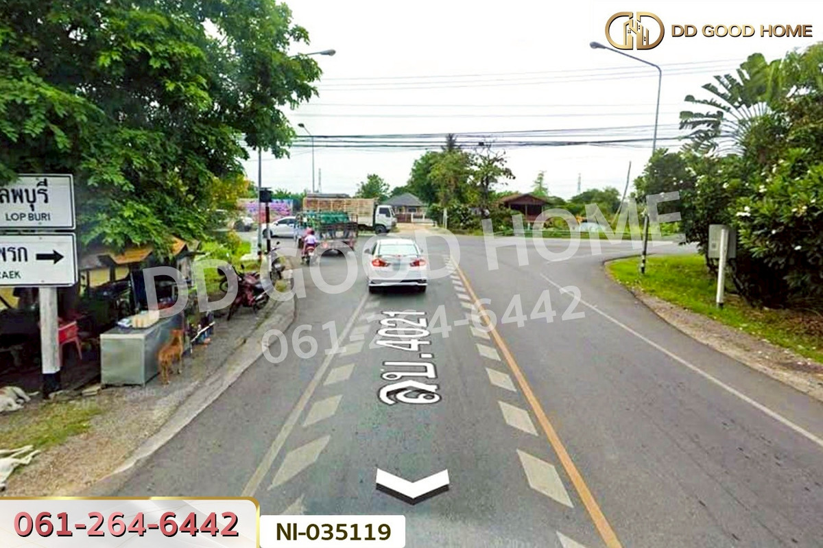 For SaleLandLop Buri : Land for sale in Pa Tan, Lopburi, near Phra Prang Sam Yot. NI-035119