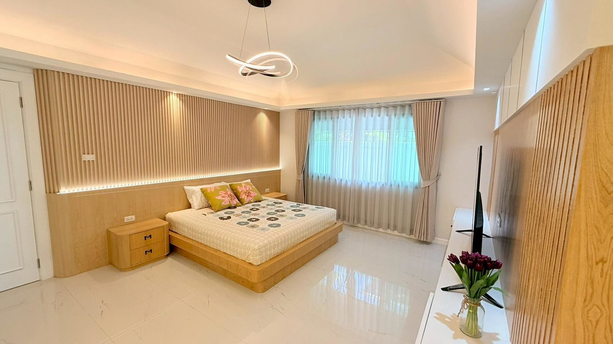 For SaleHousePattaya, Bangsaen, Chonburi : Detached House Nibbana Shade / 4 Bedrooms (FOR SALE) AM100