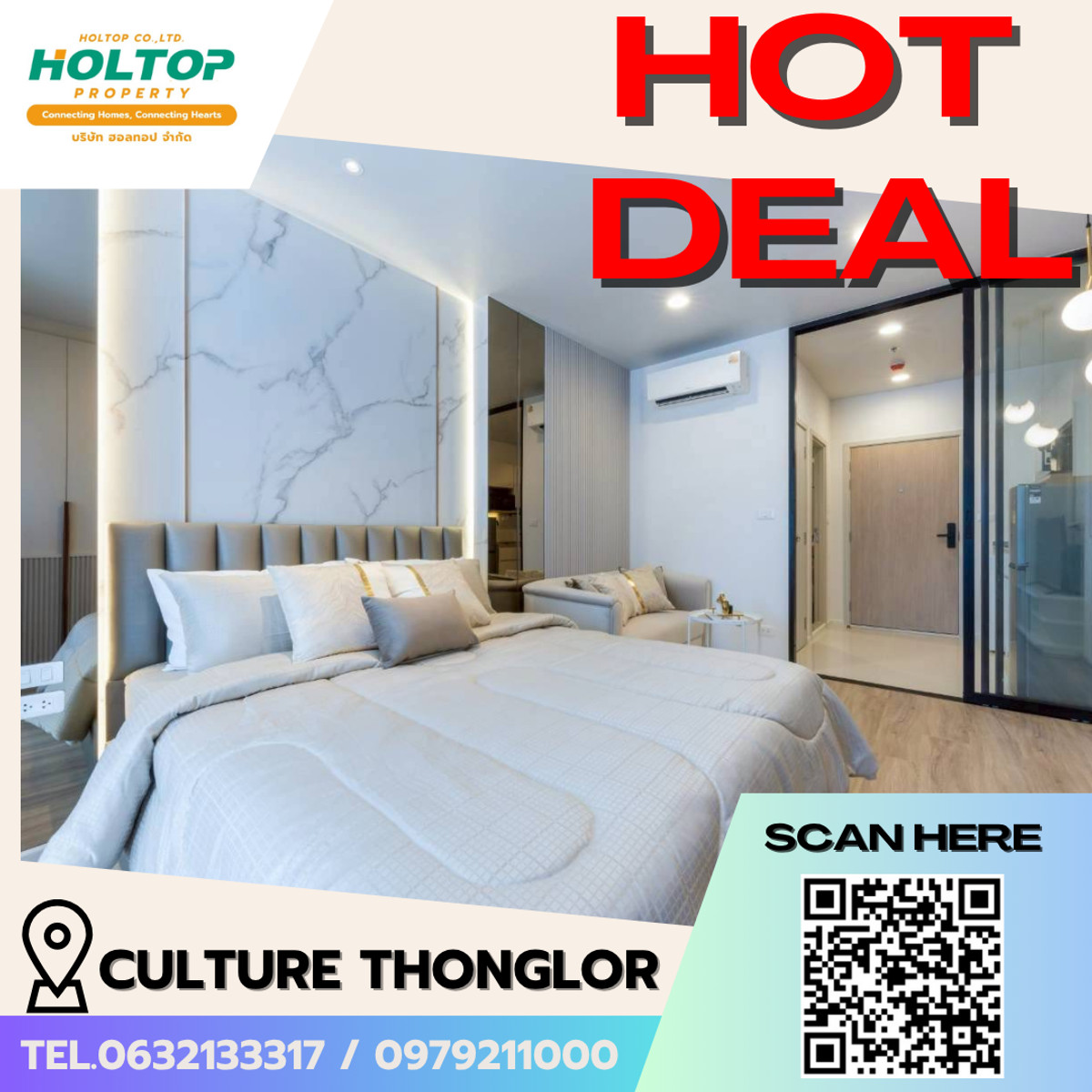 For RentCondoSukhumvit, Asoke, Thonglor : #E154 🎉 240369 Condo for Rent at Culture Thonglor
