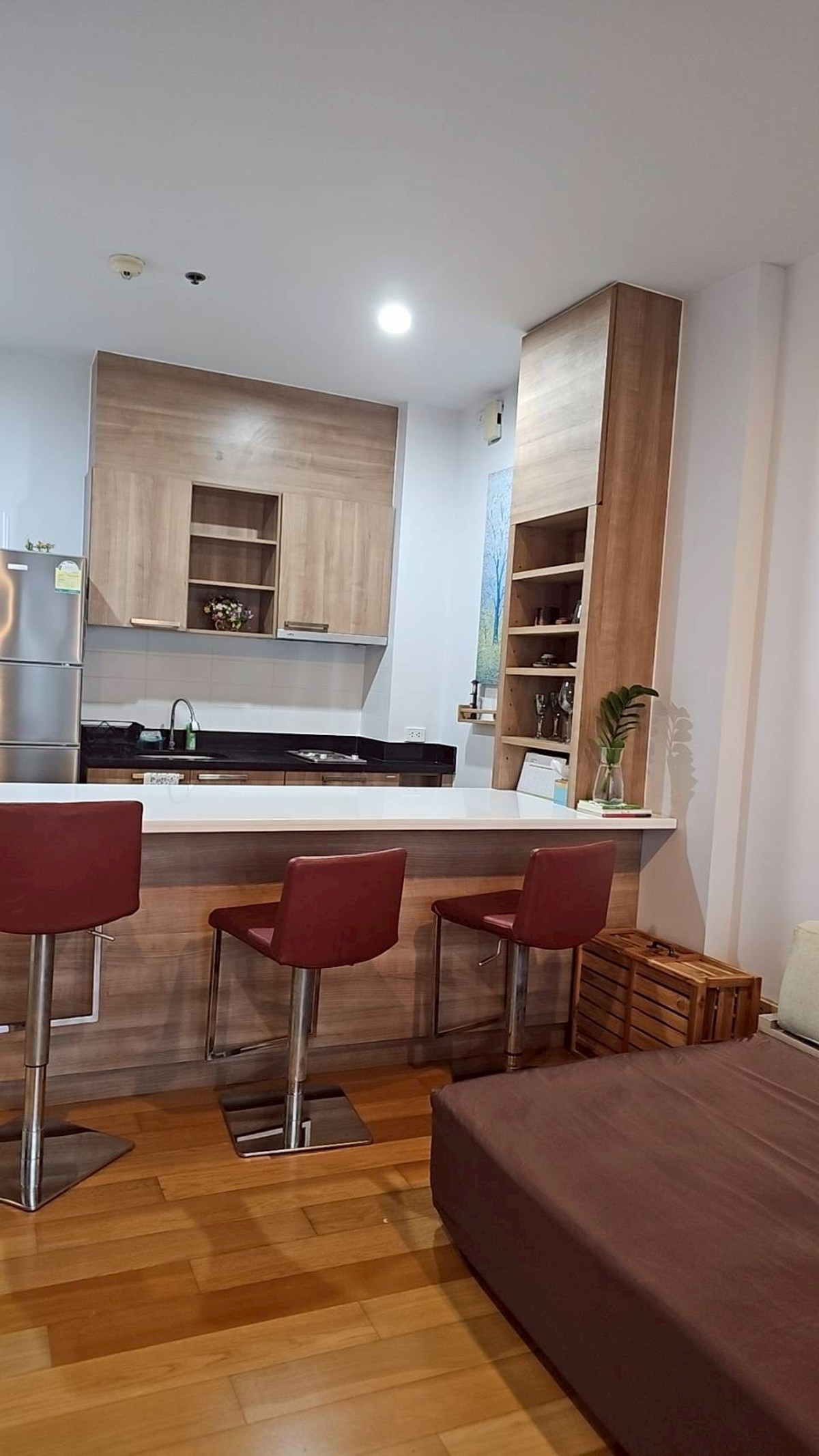 For RentCondoWongwianyai, Charoennakor : (For Rent) Condo Hive Sathorn I 1-BR, beautiful room, fully furnished + electrical appliances ㅡ Near 🚆BTS Krung Thonburi