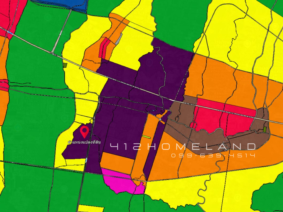 For SaleLandSamut Prakan,Samrong : Land for sale 52-3-0 rai, purple layout, Bang Phli Next to Suvarnabhumi Water Canal Suitable for factory development / Logistics Hub