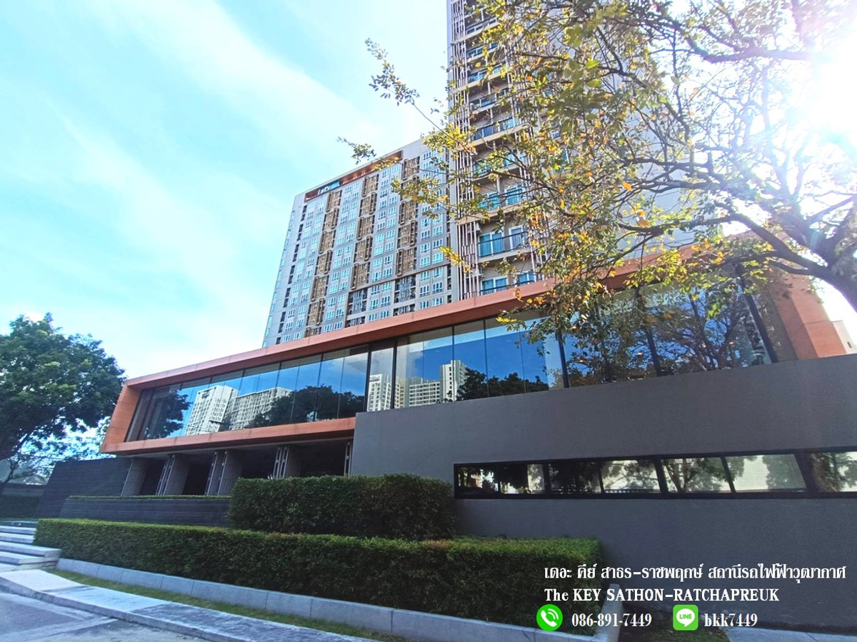 For RentCondoThaphra, Talat Phlu, Wutthakat : ✅✅ Condo for rent: The Key Sathorn-Ratchapruek. Wutthakat Skytrain Station (BTS)