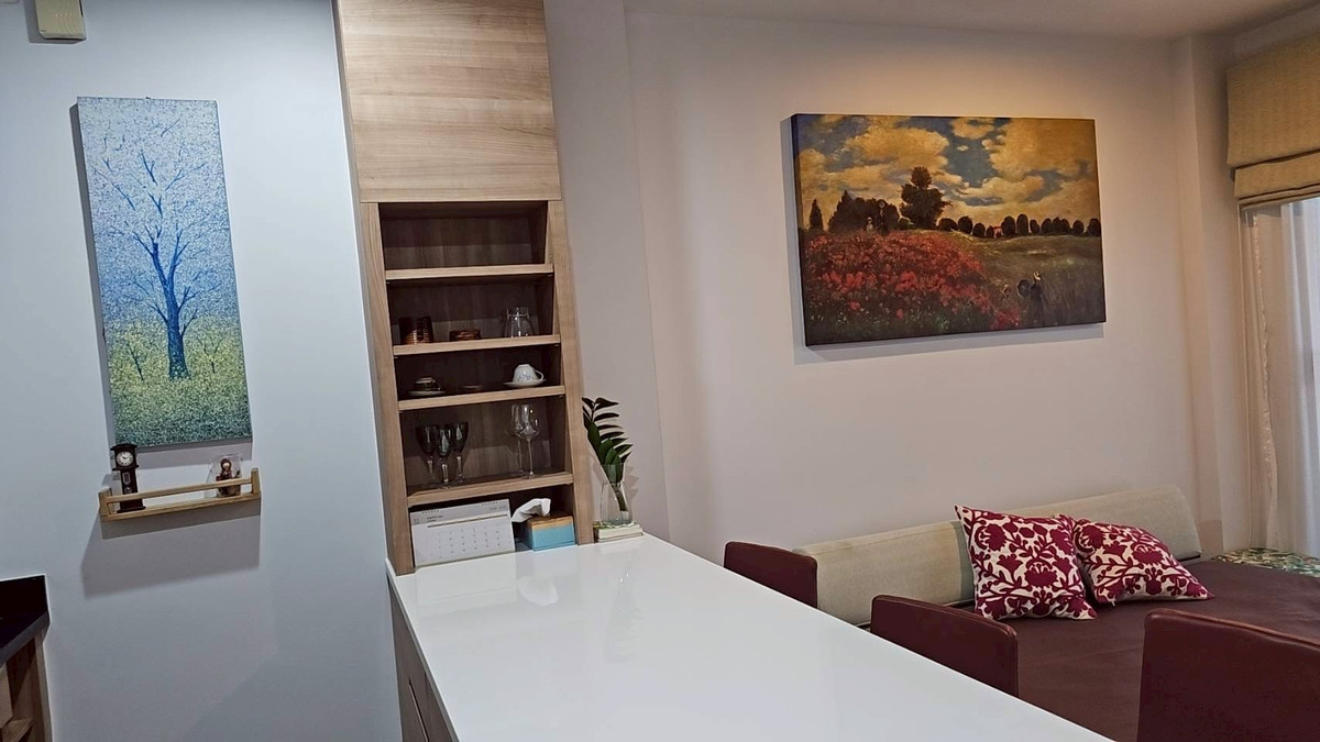 For RentCondoWongwianyai, Charoennakor : (For Rent) Condo Hive Sathorn I 1-BR, beautiful room, fully furnished + electrical appliances ㅡ Near 🚆BTS Krung Thonburi