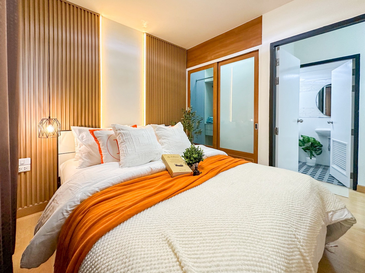 For SaleCondoRama 2, Bang Khun Thian : ✨ Newly decorated, very beautiful! 📢 Smart Condo Rama 2 for sale (Smart Condo Rama 2), Building A, frontmost location 🍃 open view 🧳 just carry your bags and move in!