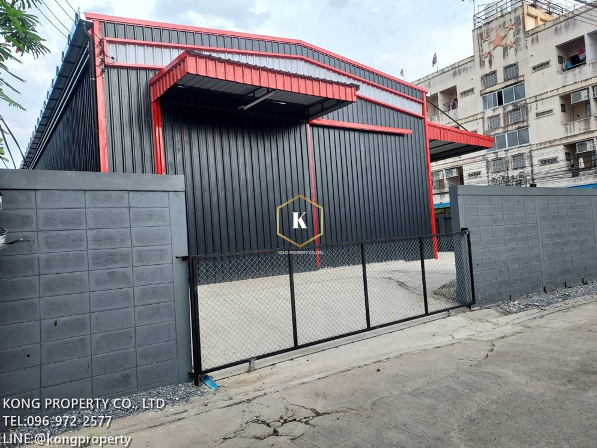 For RentWarehouseLadprao101, Happy Land, The Mall Bang Kapi : Warehouse for rent, Lat Phrao 101, Pho Kaeo 3, Bang Kapi, Bangkok, size 220 sq m.