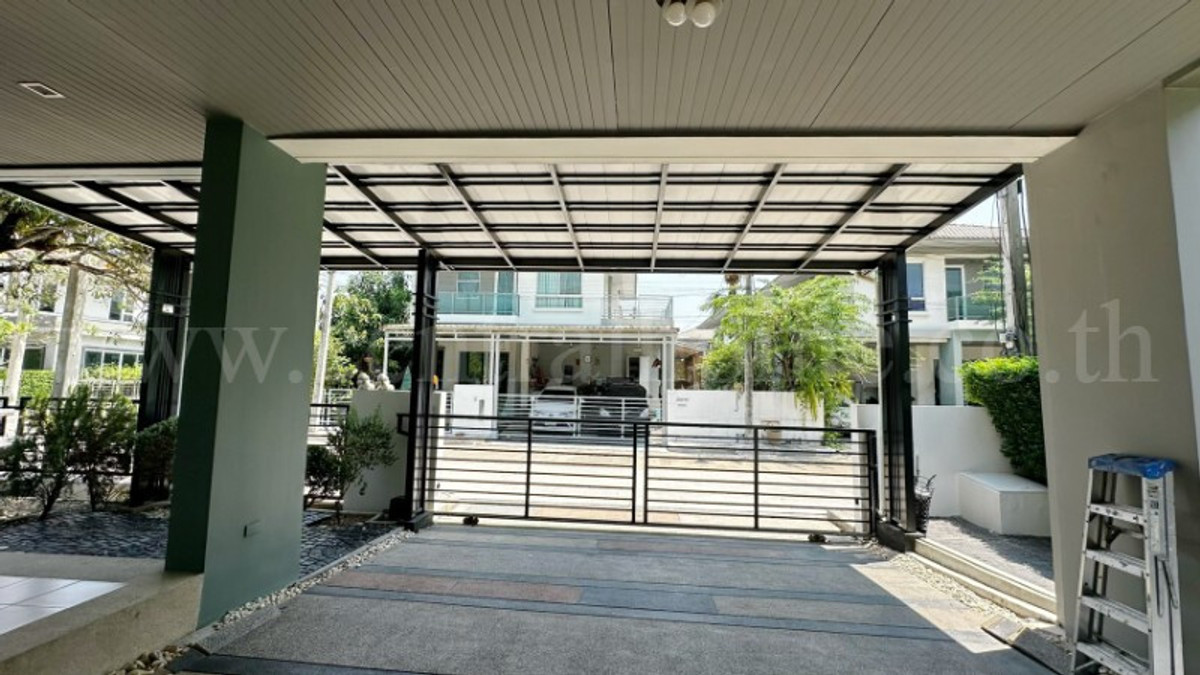 ขายบ้านปทุมธานี รังสิต ธรรมศาสตร์ : บ้านเดี่ยว ฮาบิเทีย บอนด์ ราชพฤกษ์ หลังมุม ต่อเติมครบ พร้อมอยู่