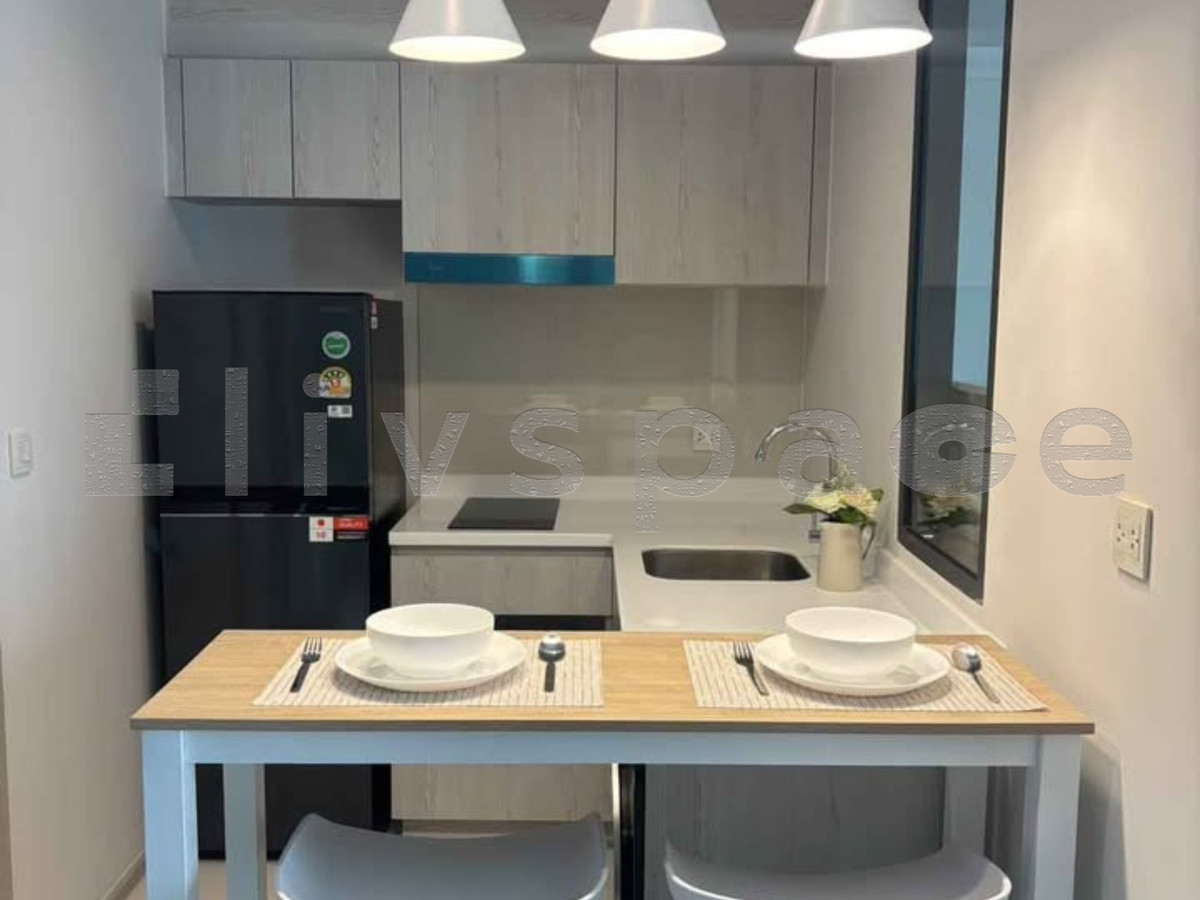 For RentCondoWitthayu, Chidlom, Langsuan, Ploenchit : ▚ LH221ツ FOR RENT: Life One Wireless 1BR 35sqm. 21K ✨ Fully Furnished & Move-in Ready, Heart of Wireless Road 🏙️