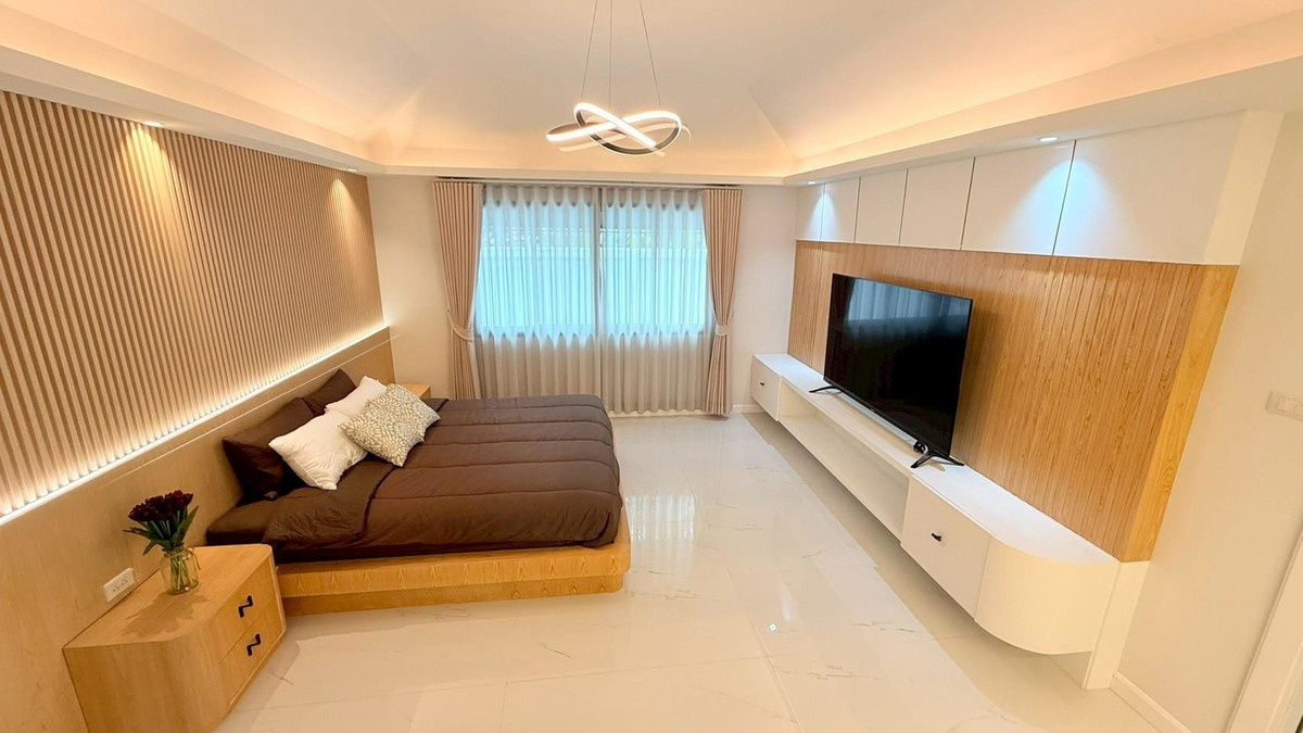 For SaleHousePattaya, Bangsaen, Chonburi : Detached House Nibbana Shade / 4 Bedrooms (FOR SALE) AM100