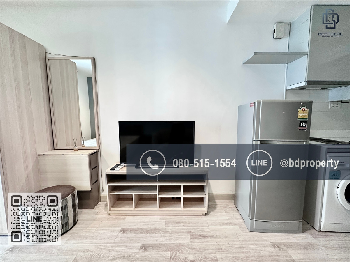 ให้เช่าคอนโดพระราม 9 เพชรบุรีตัดใหม่ RCA : Bestdeal ให้เช่า Studio 22ตรม.ราคา13,000/เดือนเท่านั้น เฟอร์นิเจอร์และเครื่องใช้ไฟฟ้าครบ “IDEO MOBI RAMA 9” ใกล้MRT และ เซ็นทรัลพระราม 9 เพียง 80 ม.