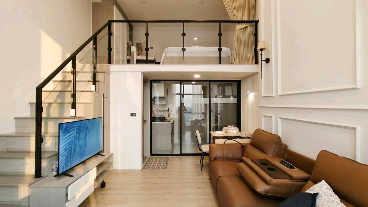 ให้เช่าคอนโดปิ่นเกล้า จรัญสนิทวงศ์ : 🔥ให้เช่า ห้องใหม่สวย Duplex ✨ Origin Plug and play Sirindhorn ใกล้ MRT สิรินธร