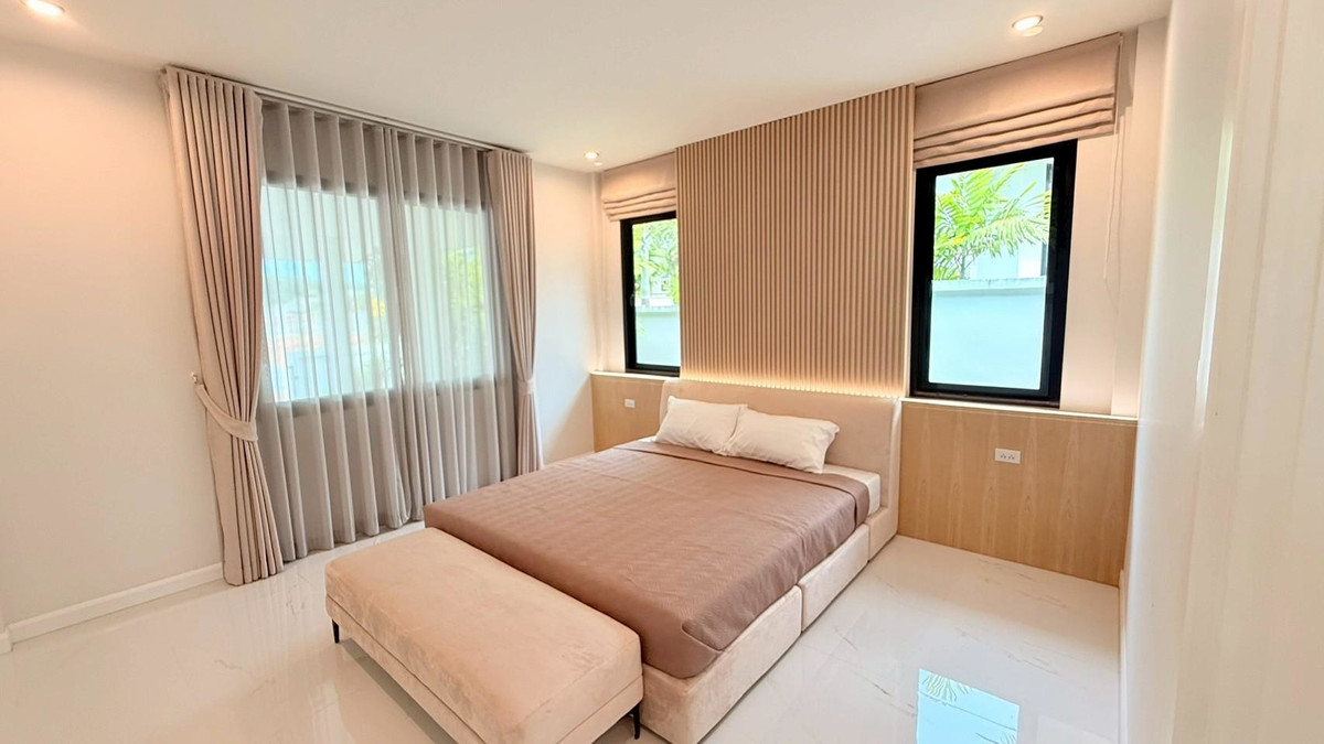 For SaleHousePattaya, Bangsaen, Chonburi : Detached House Nibbana Shade / 4 Bedrooms (FOR SALE) AM100
