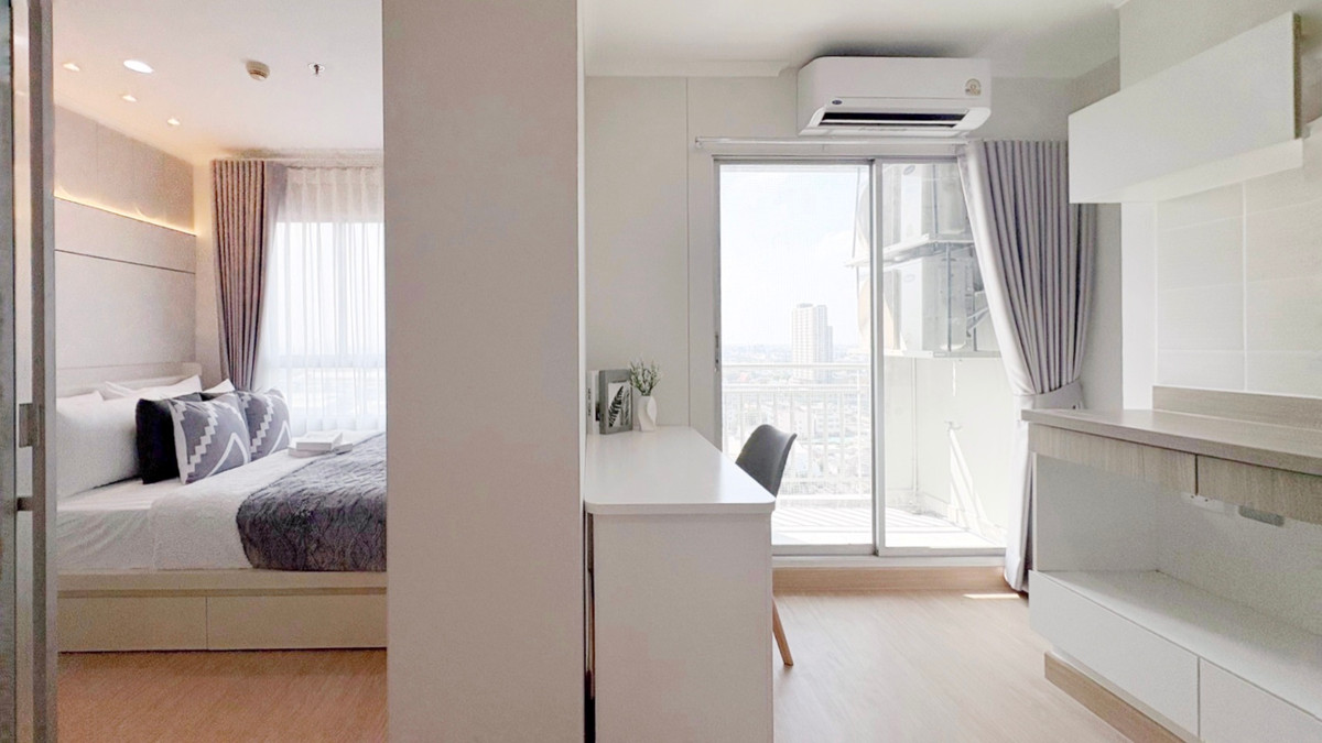 For SaleCondoRathburana, Suksawat : Cant miss it‼️ Better value than renting 🏡Condo, beautiful room, fully furnished, river view 🌳Lumpini Ville Ratburana - Riverview 1🌳