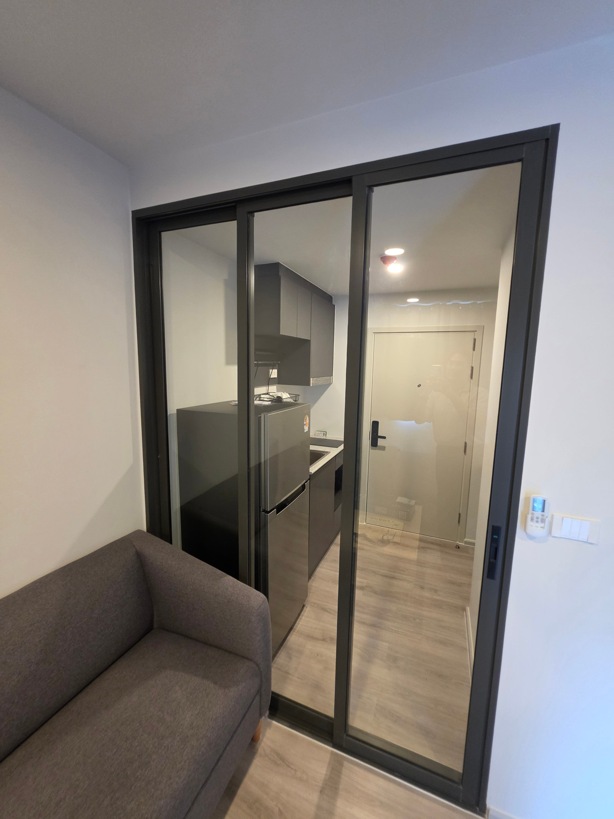 For RentCondoRatchadapisek, Huaikwang, Suttisan : Condo for Rent: Quintara Mhy Gen — Large Studio 23.64 sq.m. near MRT Huai Khwang, Only 13,000 THB/Month