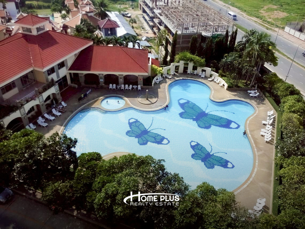 For SaleCondoPattaya, Bangsaen, Chonburi : Rimhaad Jomtien Condominium near Jomtien Beach, Pattaya, Chonburi.