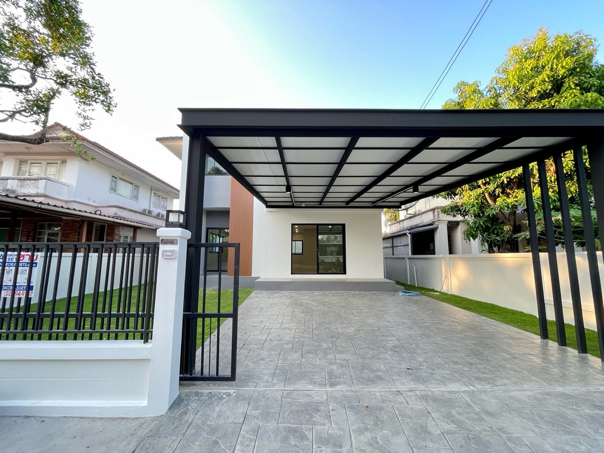 ขายบ้านมีนบุรี-ร่มเกล้า : บ้านเดี่ยวรีโนเวทใหม่พร้อมเข้าอยู่