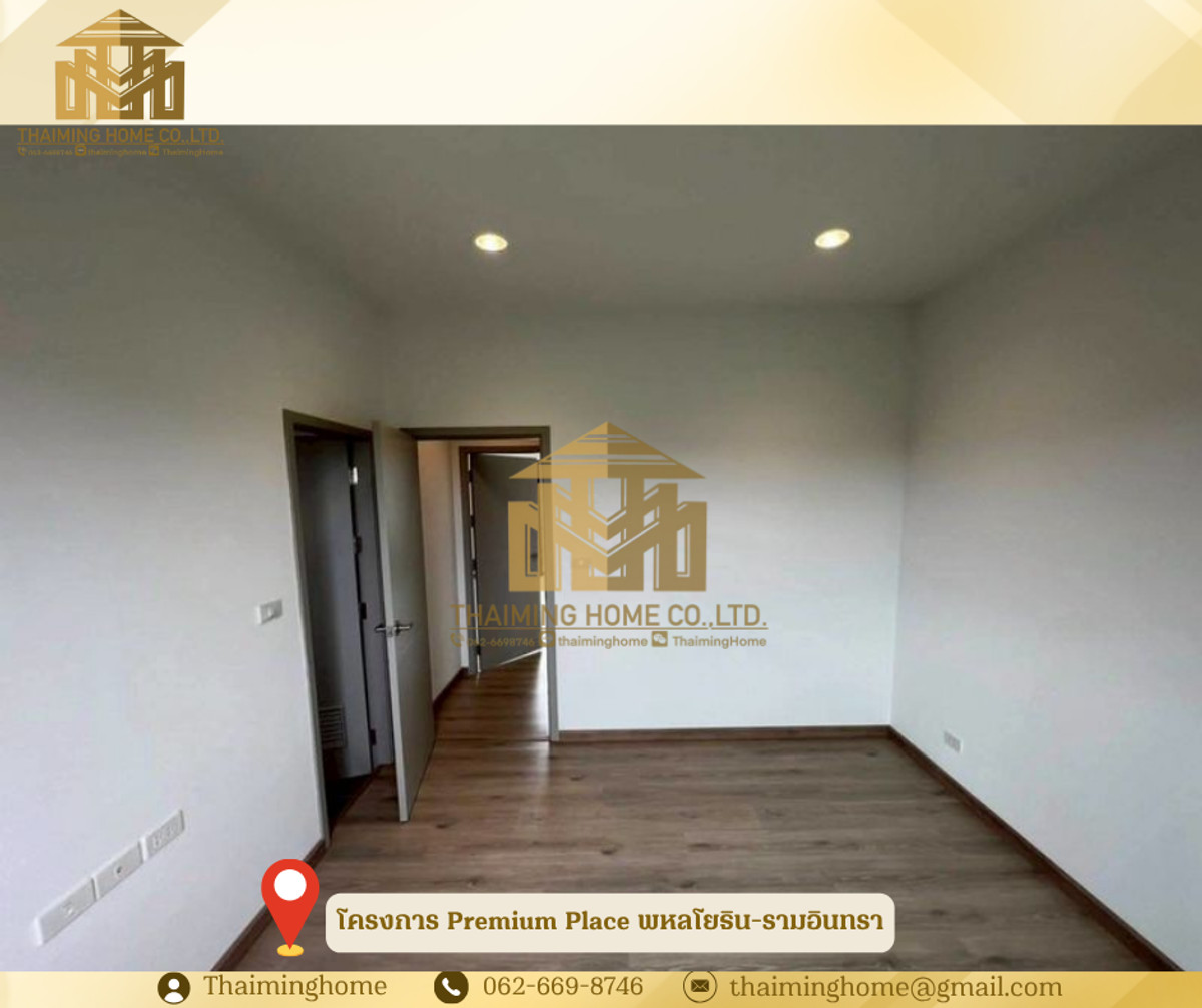 For RentTownhomeNawamin, Ramindra : 3-story townhome for rent, Premium Place Phahonyothin-Ramindra project. Next to Theparak Road (Property Code TT06-1426)