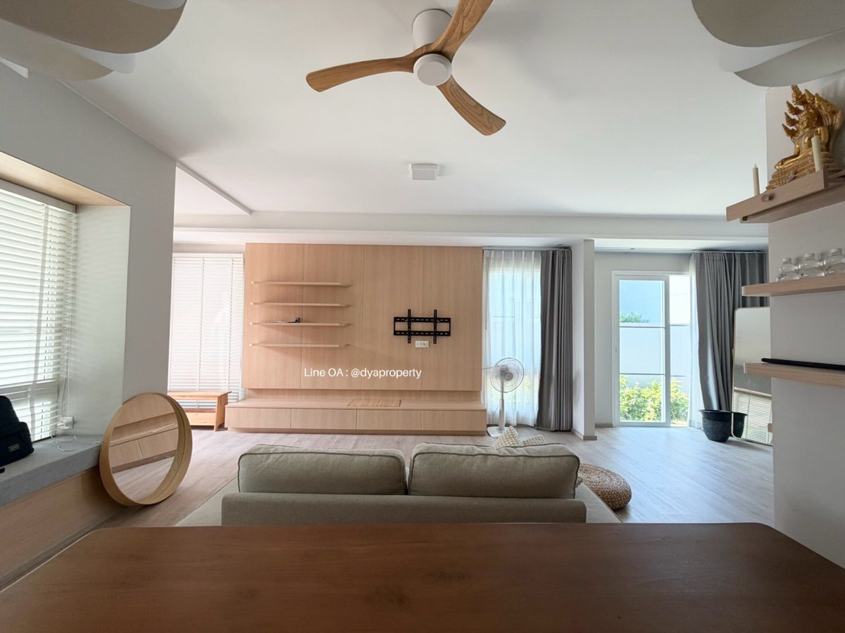 For RentNonthaburi, Bang Yai, Bangbuathong : 2-story semi-detached house for rent, Anya Westgate Village, house ready to move in. Can raise animals In Soi Wat Lat Pla Duk