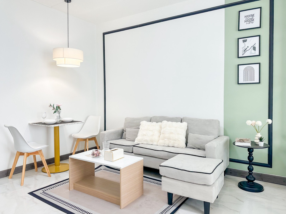 ขายคอนโดโชคชัย4 ลาดพร้าว71 : 🔥 The Tree ลาดพร้าว-วังหิน แต่งใหม่กริ๊บ✨ ชั้น 8 วิวโล่ง ลมดี อยู่แล้วรวย ตกแต่งเสร็จ 🧳 หิ้วกระเป๋ามาเลย