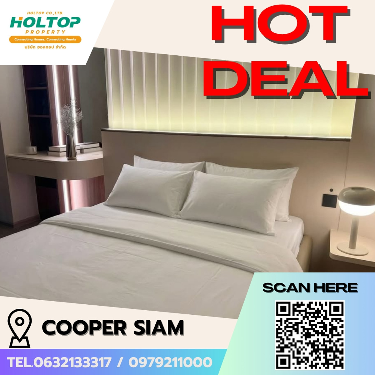 For SaleCondoSiam Paragon ,Chulalongkorn,Samyan : #E382 (Original code S5018) 🎉 06/04/69 Condo for Rent/Sale Cooper Siam