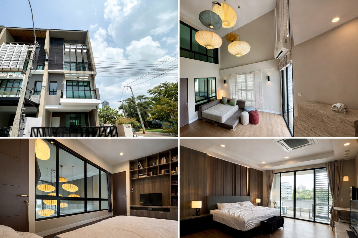 ให้เช่าทาวน์โฮมอ่อนนุช อุดมสุข : 🌟ให้เช่าทาวน์โฮม เบล็ส ทาวน์ สุขุมวิท 50 ทาวน์โฮมหน้ากว้าง สไตล์ลอฟท์ 3 ชั้น 3 ห้องนอน 4 ห้องน้ำ รับสัตว์เลี้ยง💥ค่าเช่า 75,000 บาท/เดือน