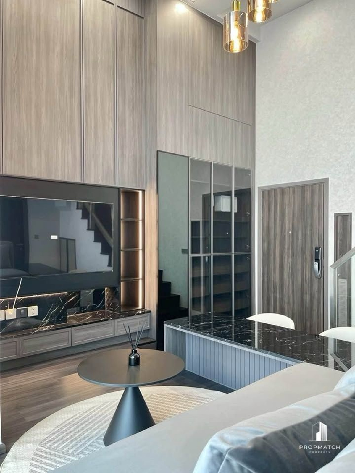 For RentCondoRatchathewi,Phayathai : ⚡️FlashDeal⚡️ConnerRatchathewi (Duplex 1bed1bath) 50sqm. 45,000✅PetfriendlyCondo🐶