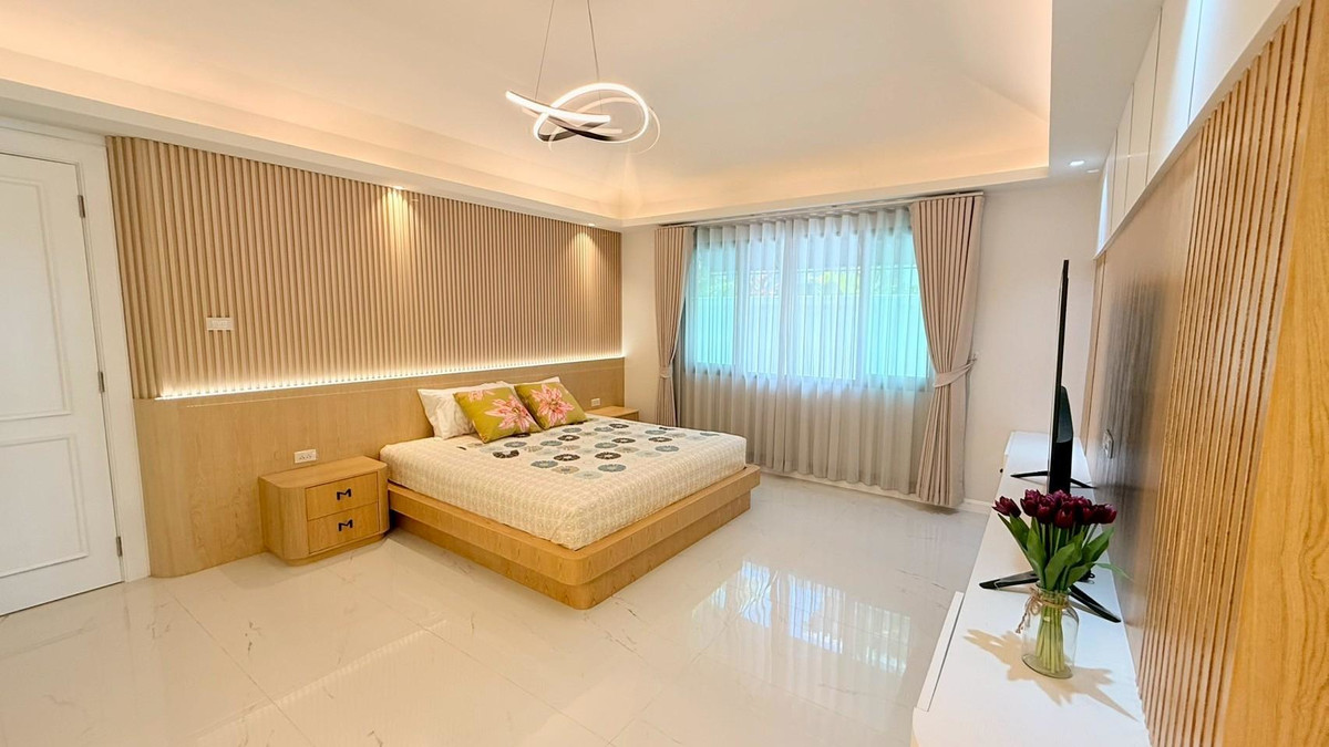 For SaleHousePattaya, Bangsaen, Chonburi : Detached House Nibbana Shade / 4 Bedrooms (FOR SALE) AM100