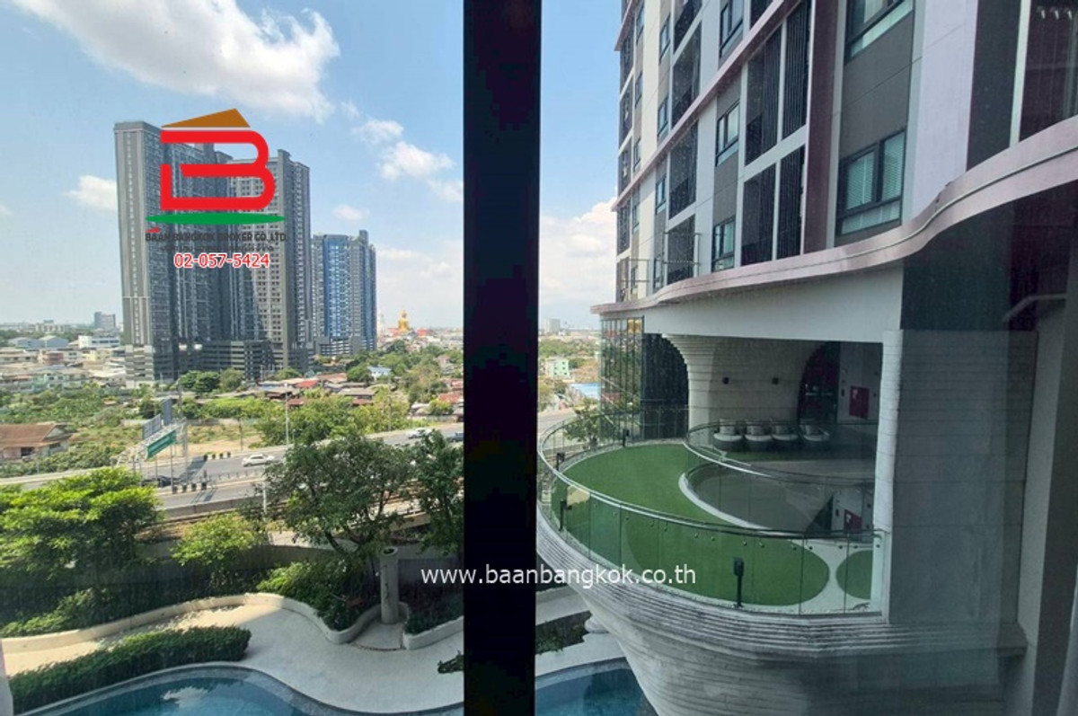 For SaleCondoThaphra, Talat Phlu, Wutthakat : Condominium Altitude Unicorn Sathorn-Tha Phra, next to BTS Talat Phlu, 2 bedrooms, 53.23 sq m., Talat Phlu Subdistrict, Thon Buri District.