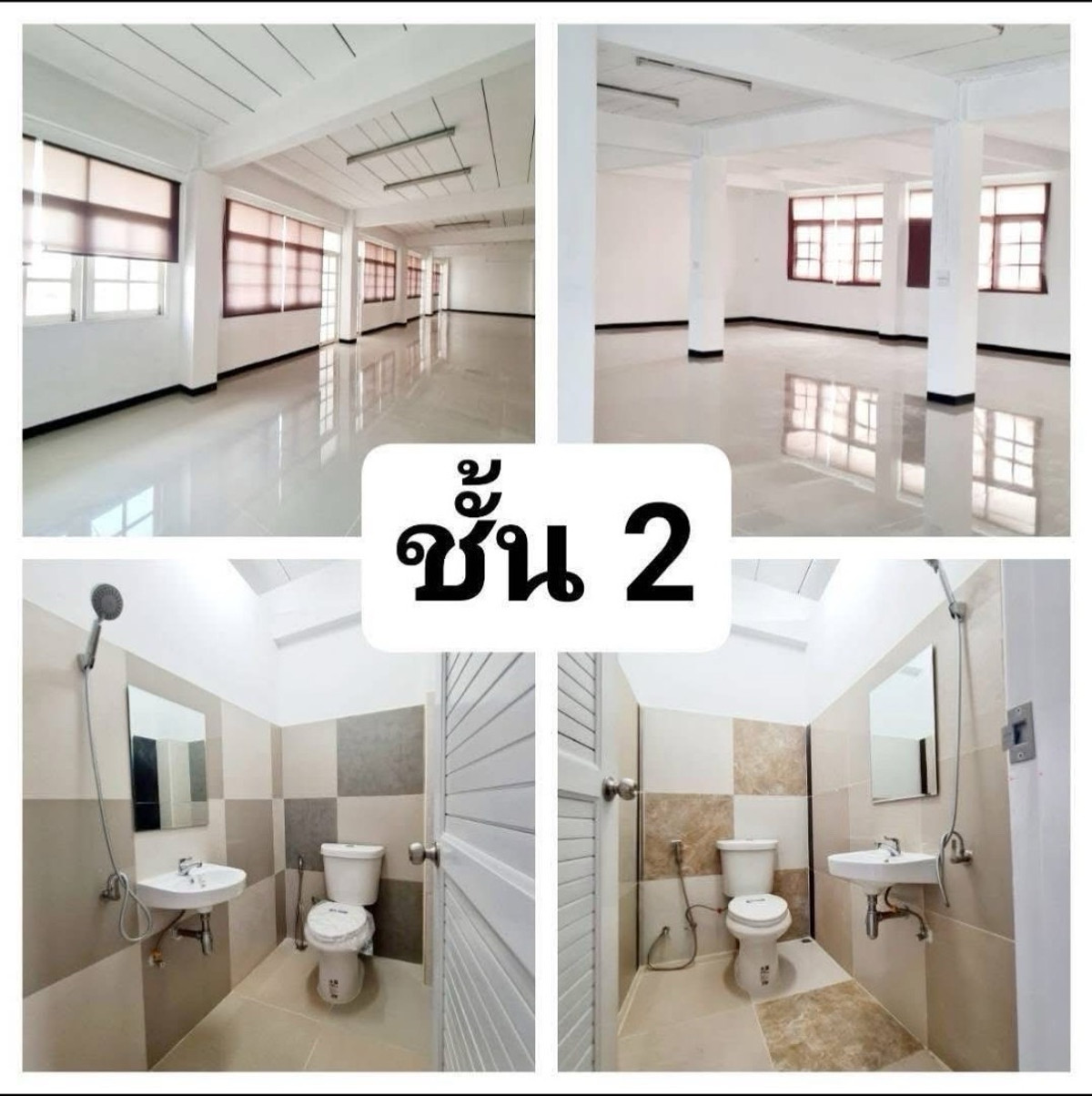 For RentShop HouseOnnut, Udomsuk : [For rent] - [Commercial building, 4 floors, 5 units, empty building with air conditioning on some floors] Area over 1,000 sq m with large parking, suitable for an office, school, nursery or warehouse, near True Digital Park and BTS Punnawithi LC0099 
 
