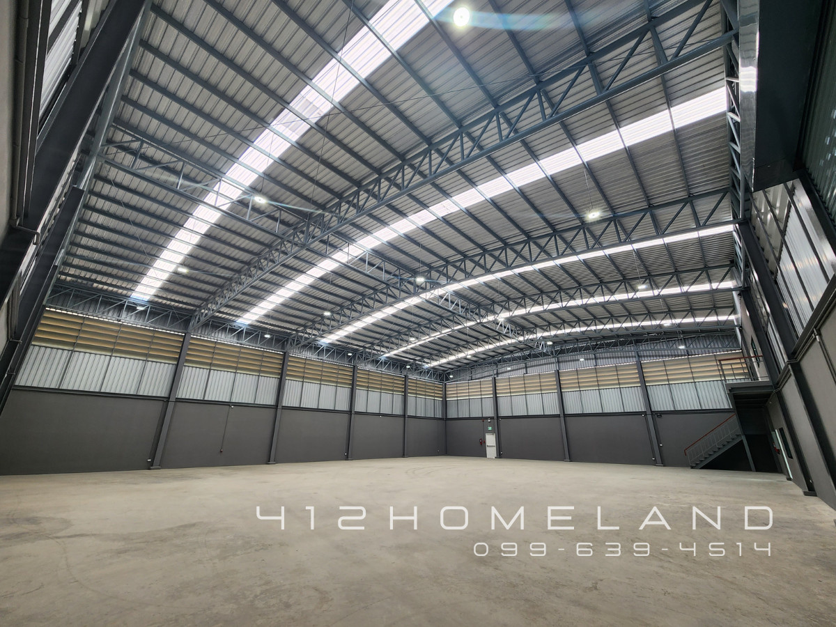 For RentWarehouseSamut Prakan,Samrong : Warehouse for rent, 873 sq m., 2-story office, area 1 rai, water and electricity ready, big cars can enter, easy to travel, Bang Bo, Samut Prakan.