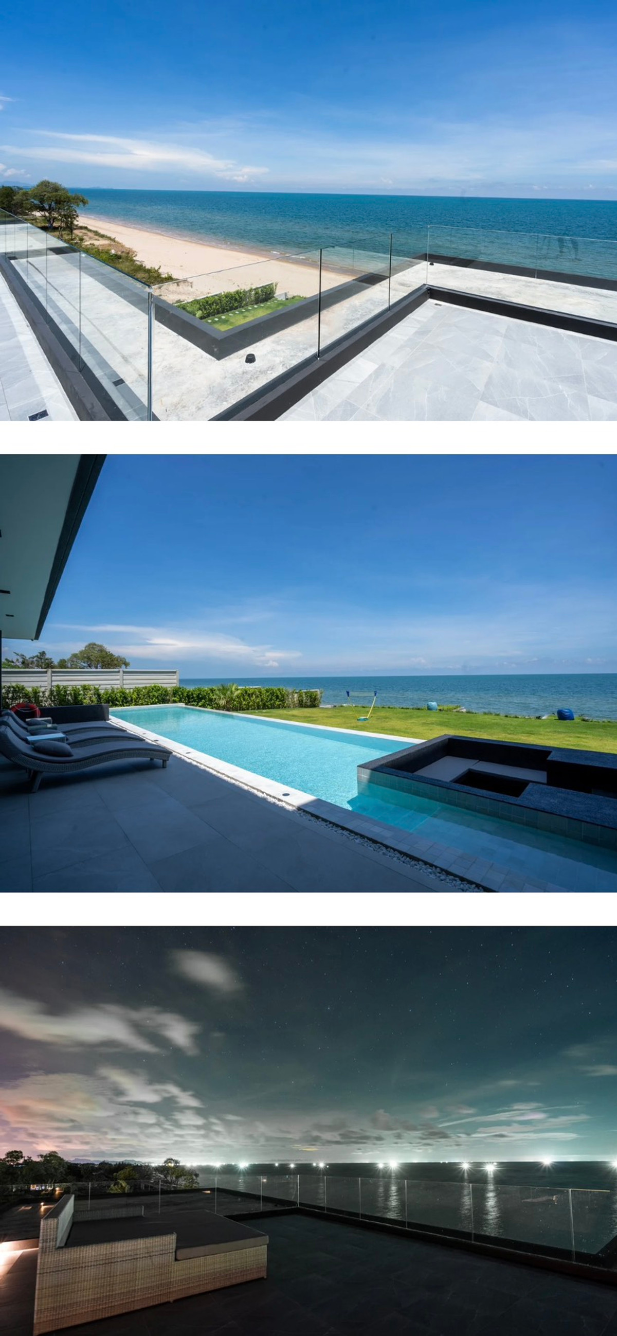 For SaleHuahin, Prachuap Khiri Khan, Pran Buri : Luxurious pool villa for sale, next to the sea, 3 mountain views, Astral Villa Hua-Hin-Kui Buri