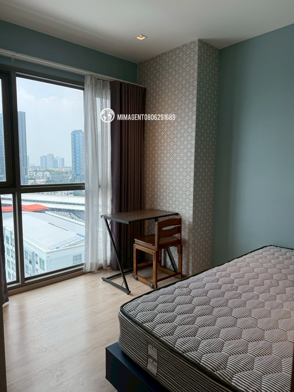 For SaleCondoThaphra, Talat Phlu, Wutthakat : 𝗪𝗵𝗶𝘇𝗱𝗼𝗺 𝘀𝘁𝗮𝘁𝗶𝗼𝗻 𝗥𝗮𝘁𝗰𝗵𝗮𝗱𝗮-𝘁𝗵𝗮𝗽𝗿𝗮 Beautiful room, selling cheap 𝟳.𝟮 million.