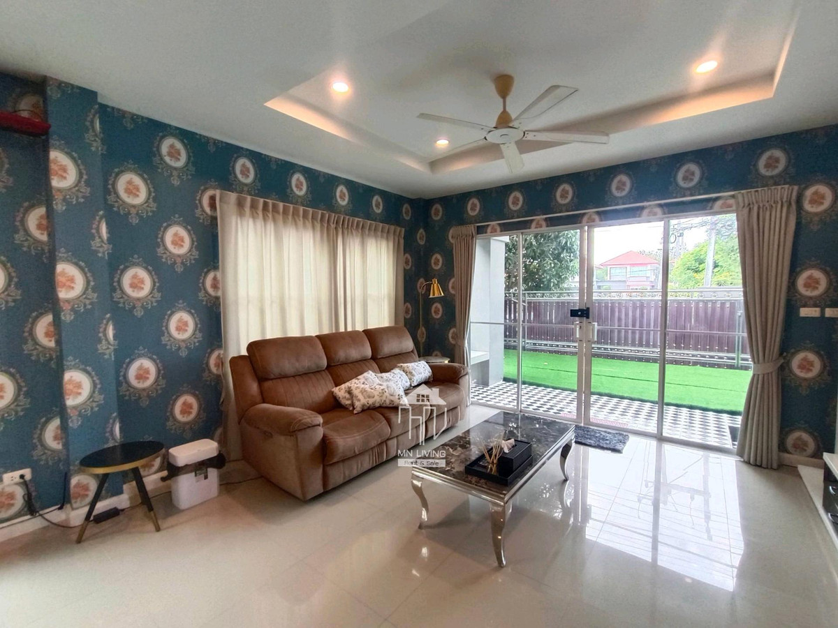 ให้เช่าบ้านปทุมธานี รังสิต ธรรมศาสตร์ : ให้เช่าบ้านเดี่ยว ทำเลดี ใกล้ ม. ธรรมศาสตร์ รังสิต ตกแต่งครบ โครงการ กฤษดา แกรนด์ พาร์ค พหลโยธิน - รังสิต