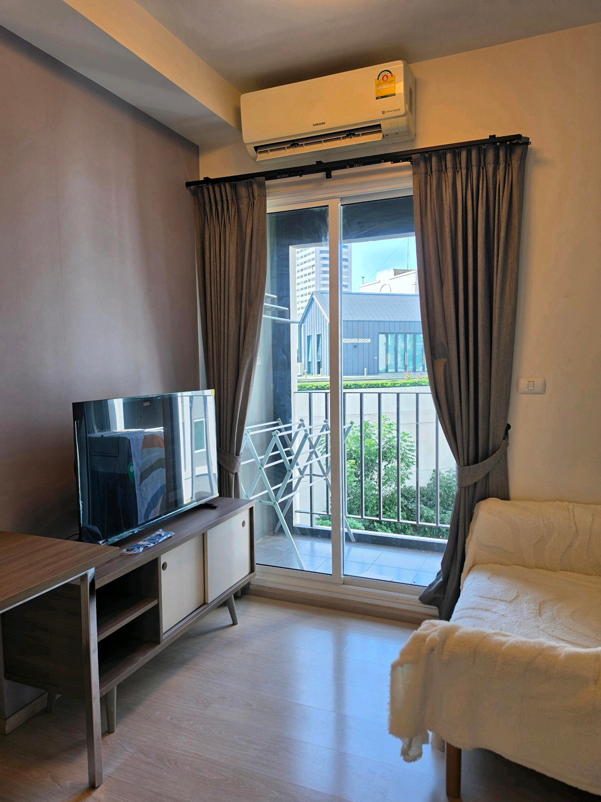 ให้เช่าคอนโดรัชดา ห้วยขวาง : 🚩For Rent : Chapter One Eco Ratchada - Huaikwang / 30 Sqm. /Facilities view