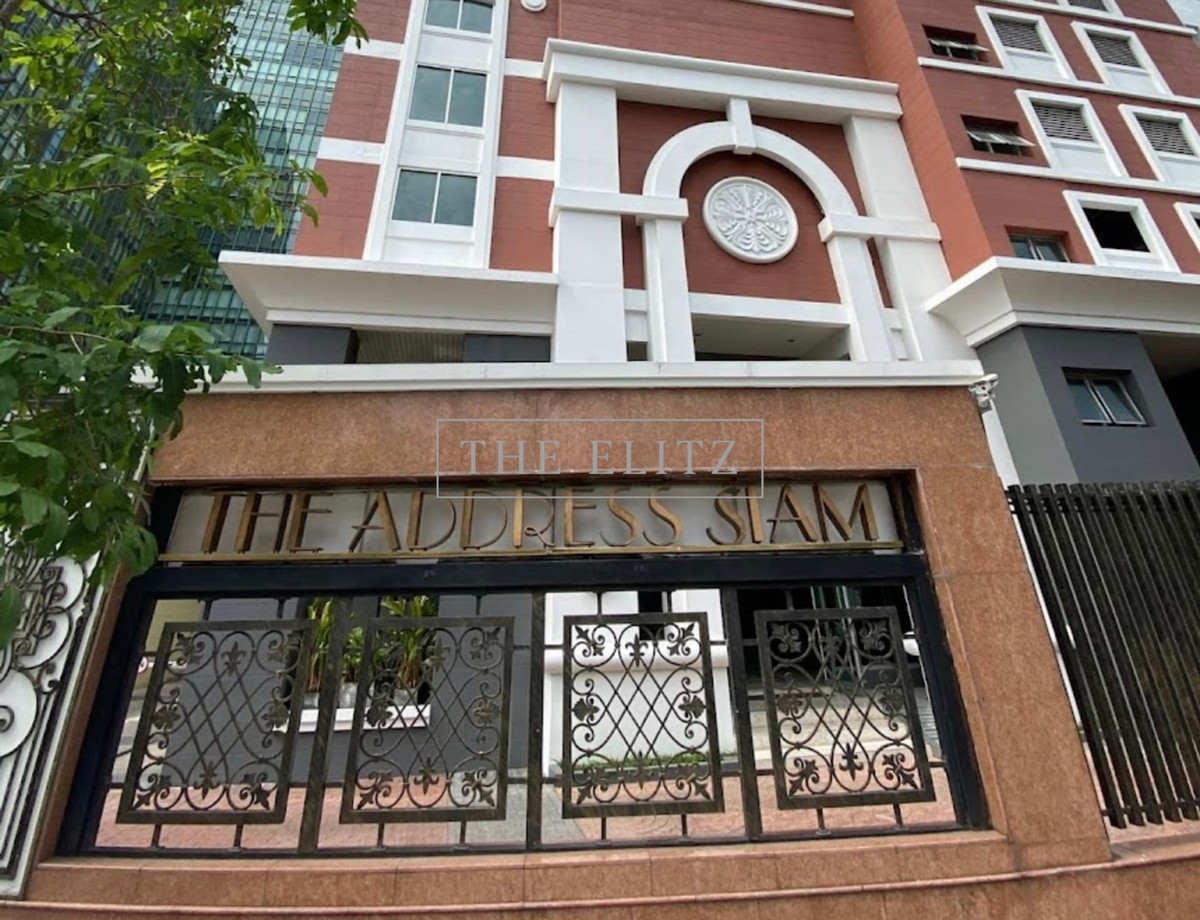 For SaleCondoRatchathewi,Phayathai : ✨ The charm of Timeless Luxury ✨ The Address Siam, the room is in neat condition. Premium materials Premium and private neighborhood society 🎉