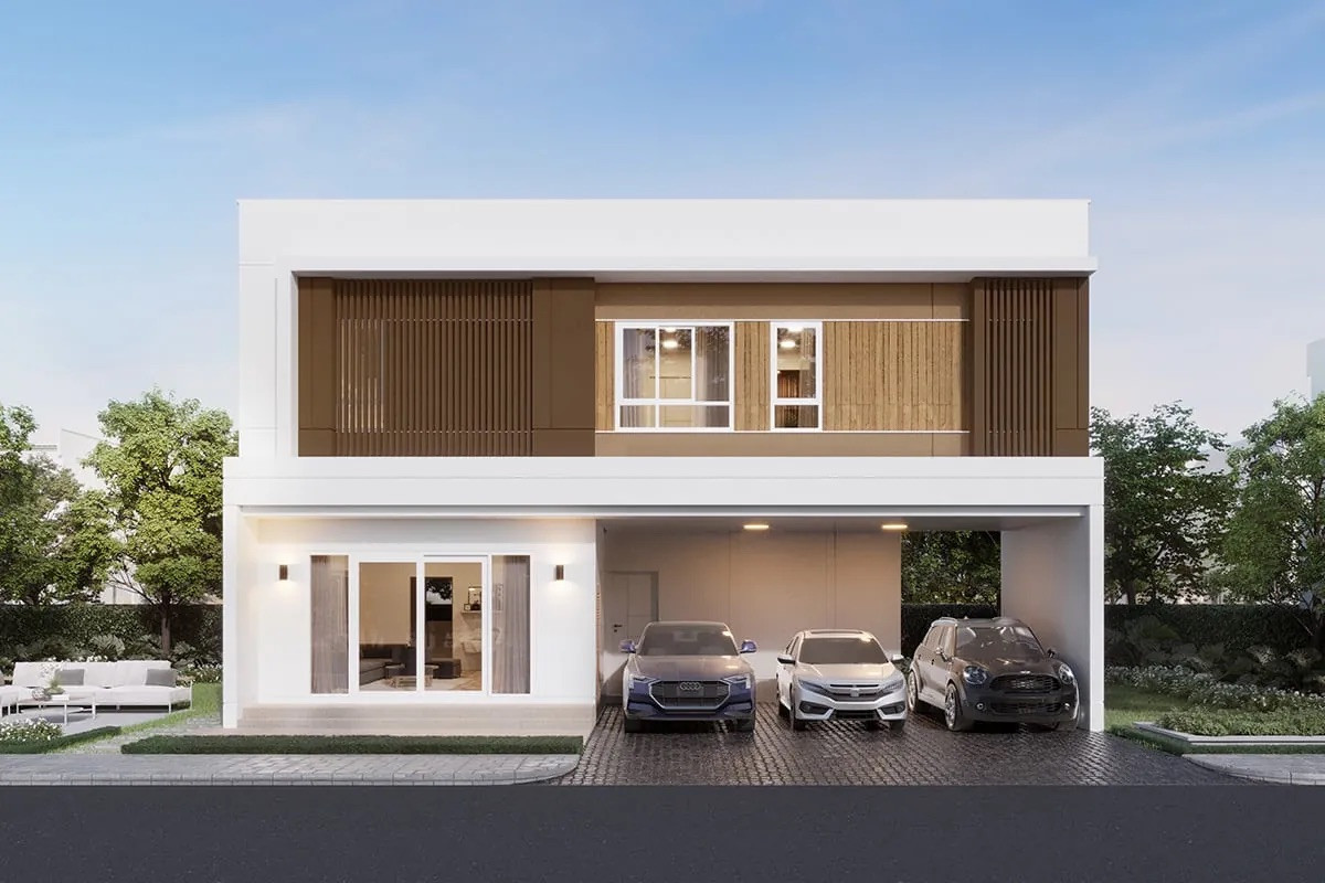 For SaleHouseBangna, Bearing, Lasalle : For Sale House , MODEN Bangna - Teparak , Bang Phriang , Bang Bo , Samut Prakarn , CX-149741