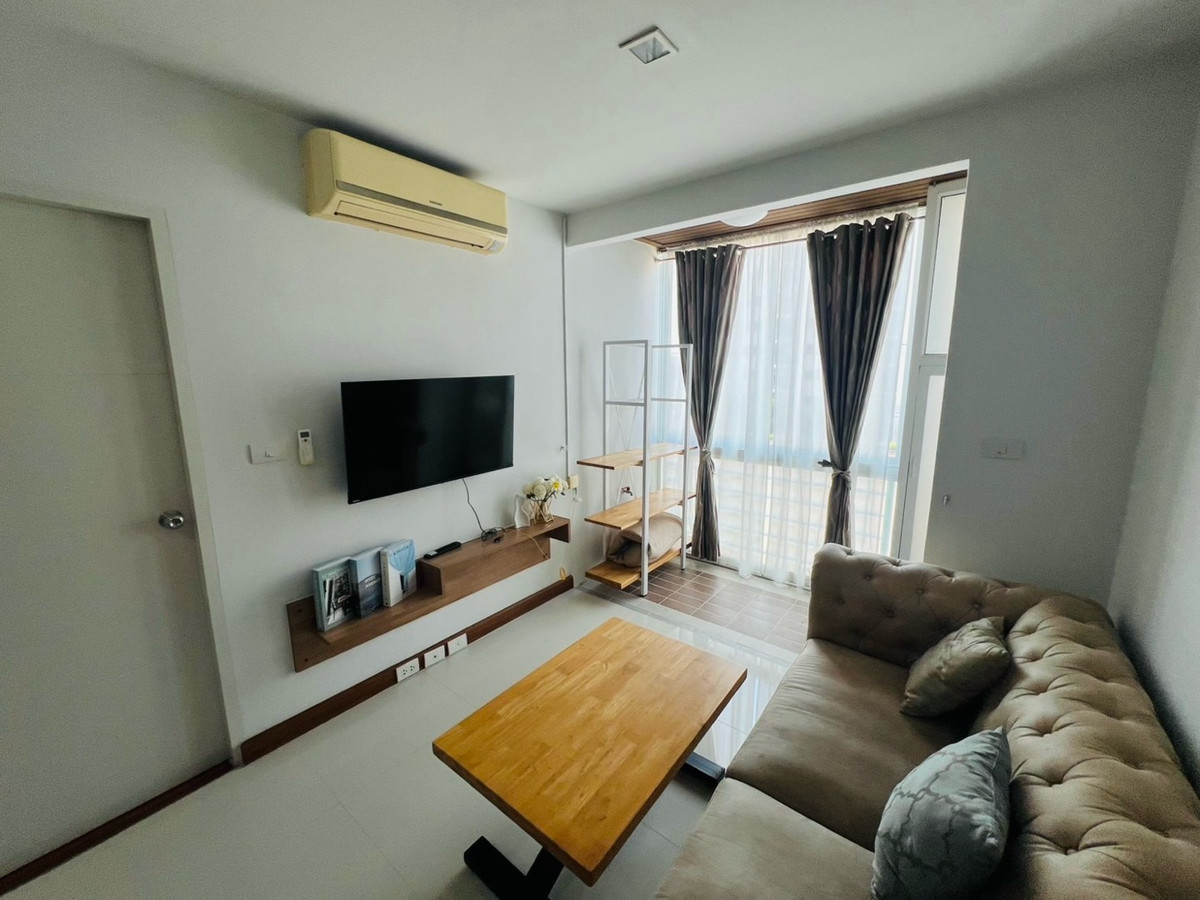 For RentCondoLadkrabang, Suwannaphum Airport : Condo for rent, Airlink Romklao Suvarnabhumi, 1 bedroom, ready to move in.