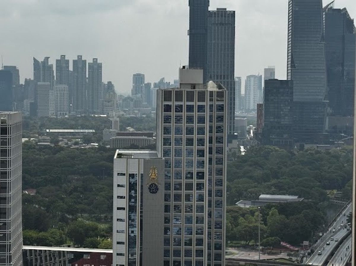 For RentCondoSiam Paragon ,Chulalongkorn,Samyan : New ✨ Culture Chula Modern Loft : 2 Bedroom, 1 Bathroom | 57 sq.m. | High Floor, Unblocked Lumpini Park View Only 52,000 per month 🏡🌳