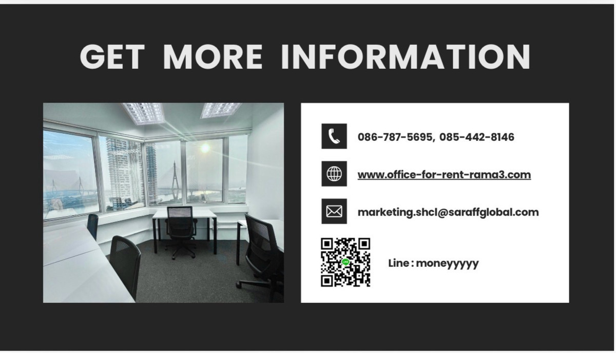 OfficeRama3 (Riverside),Satupadit : Office for rent in SV City building, next to BRT Wat Dan.
