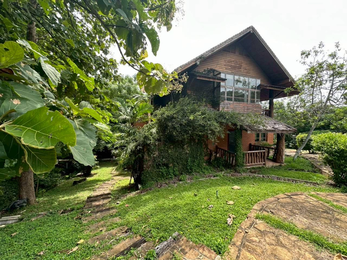 ขายที่ดินสระบุรี : 96309 - ขายที่ดินพร้อมบ้านไม้สัก มวกเหล็ก สระบุรี วิวธรรมชาติ ใกล้สนามกอล์ฟ