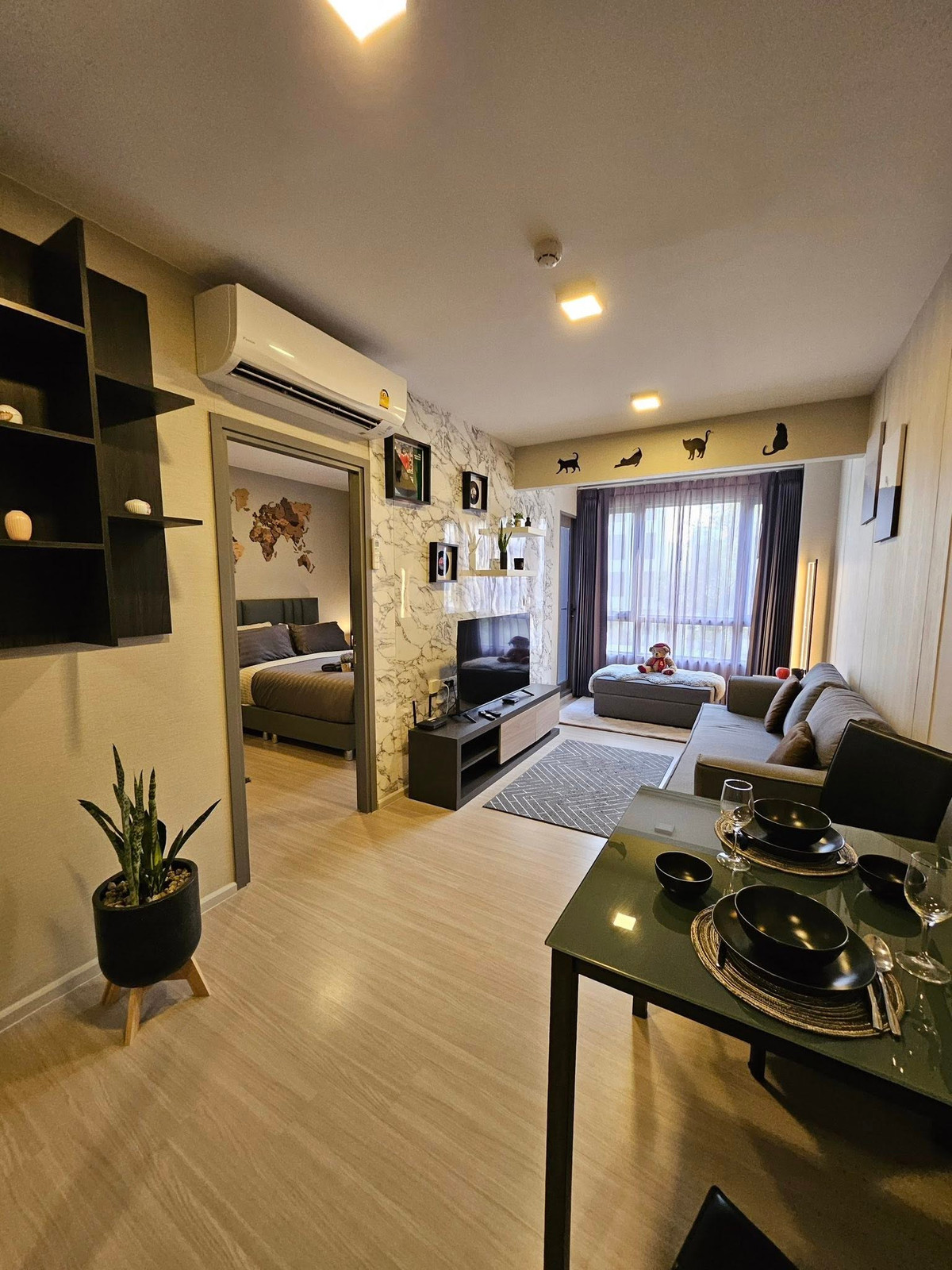ให้เช่าคอนโดสุขุมวิท อโศก ทองหล่อ : ⭐️🌷QUINTARA PHUME SUKHUMVIT 39🌷⭐️ 1 Bed 1 Bath, Rental 23,000 Baht 