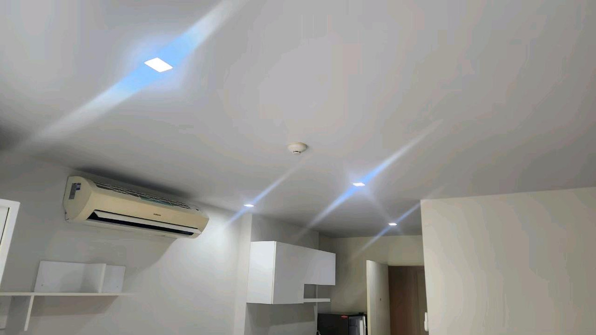 ให้เช่าคอนโดเลียบทางด่วนรามอินทรา : ห้องพร้อมอยู่ หันหน้าเข้าสวน ชั้น 4 ตึก C