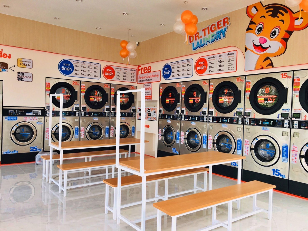 เซ้งร้านค้า/ตลาดนัดลาดพร้าว101 แฮปปี้แลนด์ : เซ้งกิจการ ร้านซักผ้า 24 ชม. ซอยรามคำแหง 68 ติดกับเซเว่น เครื่องเยอะกว่า 18 เครื่อง