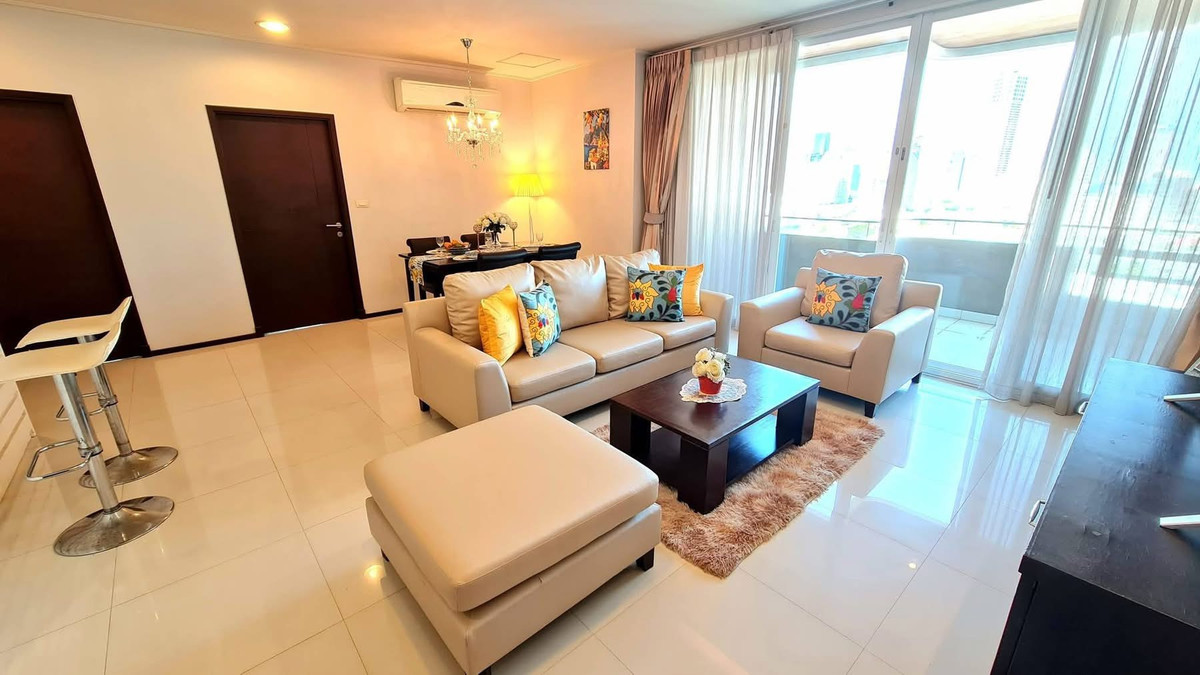 For RentSukhumvit, Asoke, Thonglor : Ready to move in, Piyathip Place Sukhumvit (N1-1207) 💛Two Bedrooms Serviced Apartment for rent 💙